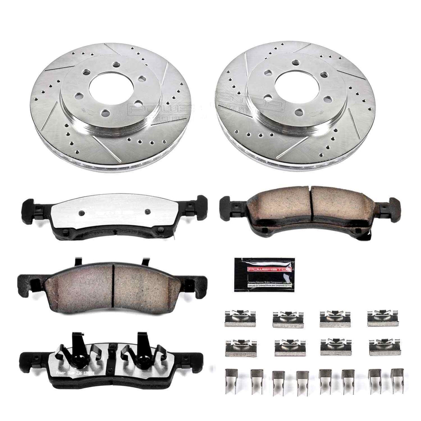 PowerStop Power Stop 02-06 Ford Expedition Front Z36 Truck & Tow Brake Kit K1933-36