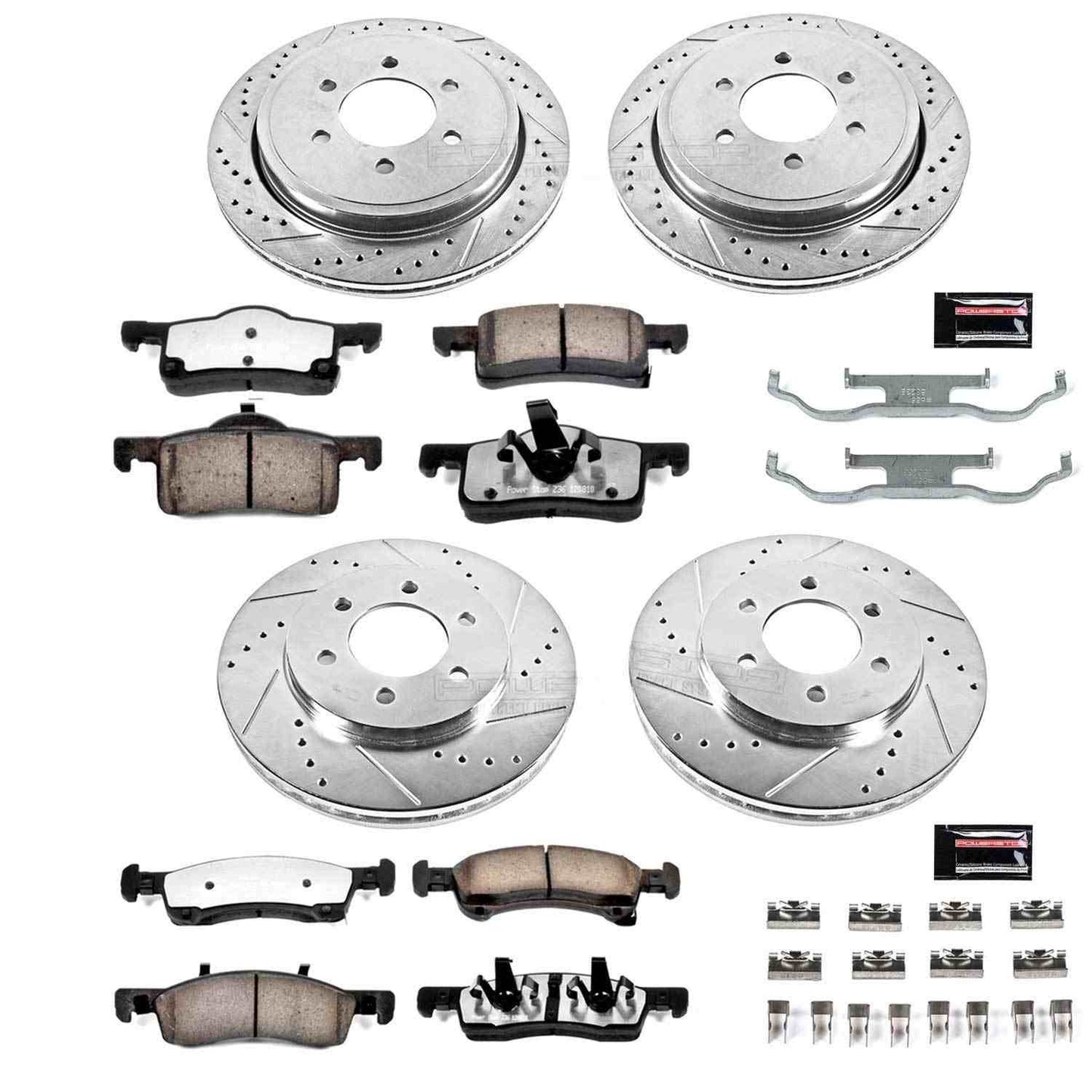 PowerStop Power Stop 02-06 Ford Expedition Front & Rear Z36 Truck & Tow Brake Kit K1934-36