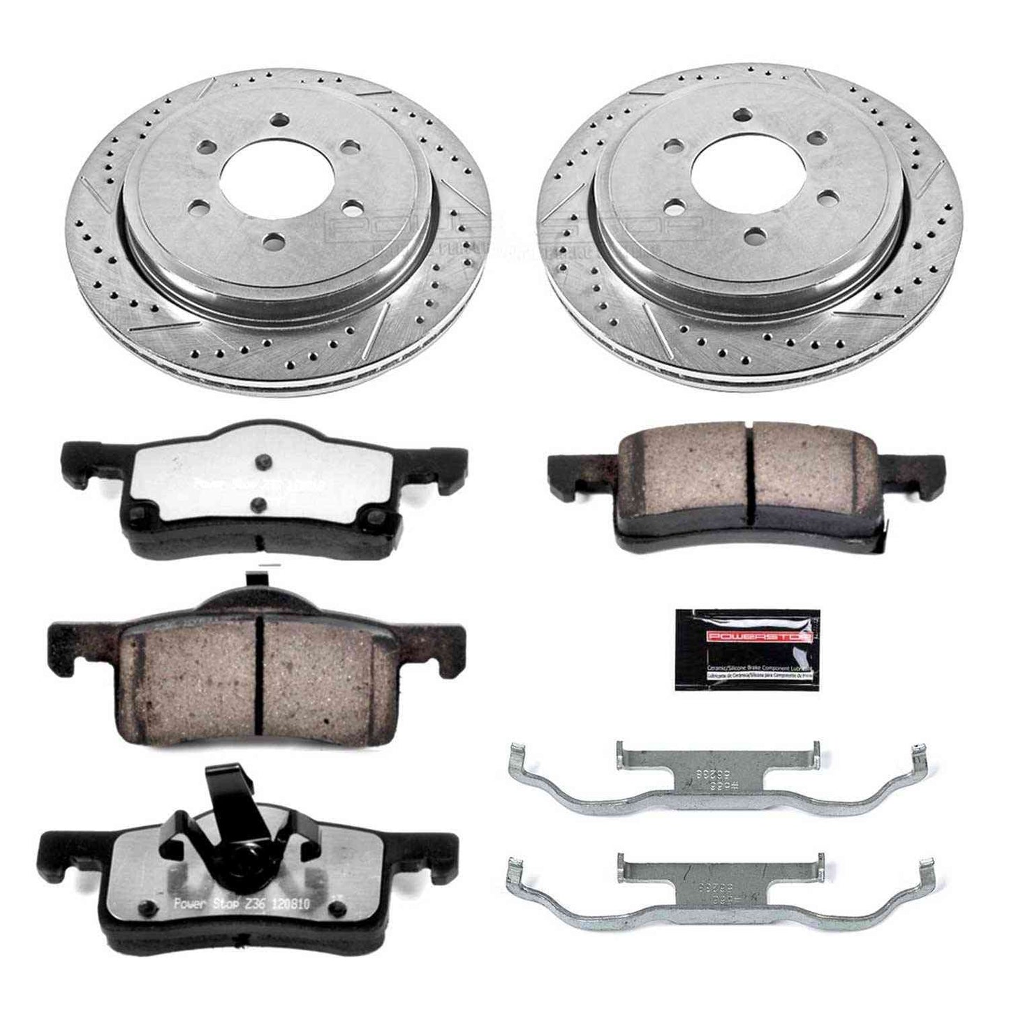 PowerStop Power Stop 02-06 Ford Expedition Rear Z36 Truck & Tow Brake Kit K1935-36