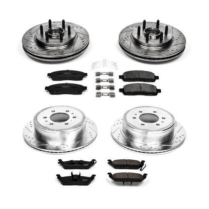PowerStop Power Stop 04-08 Ford F-150 Front & Rear Z23 Evolution Sport Brake Kit K1940