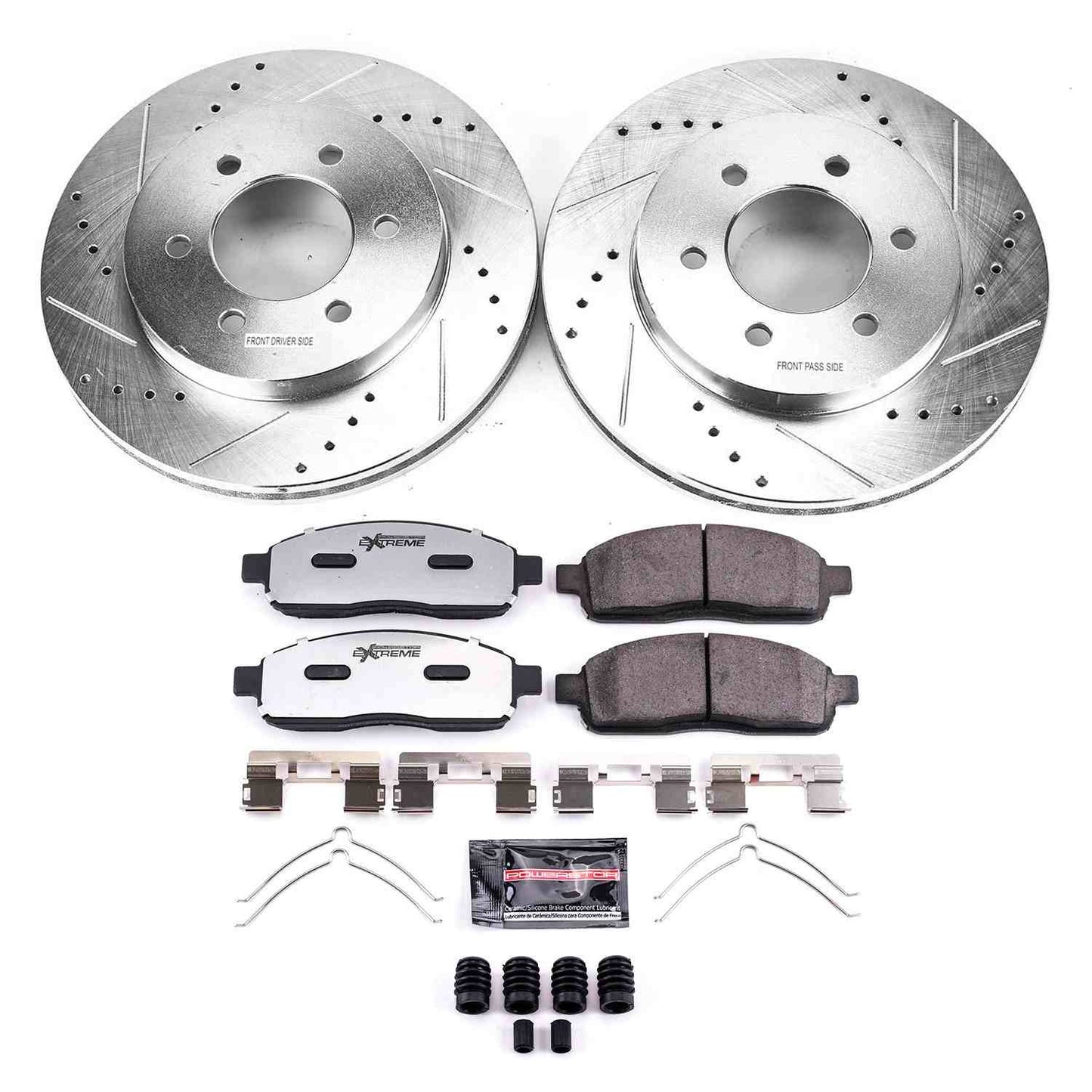 PowerStop Power Stop 04-08 Ford F-150 Front Z36 Truck & Tow Brake Kit K1943-36
