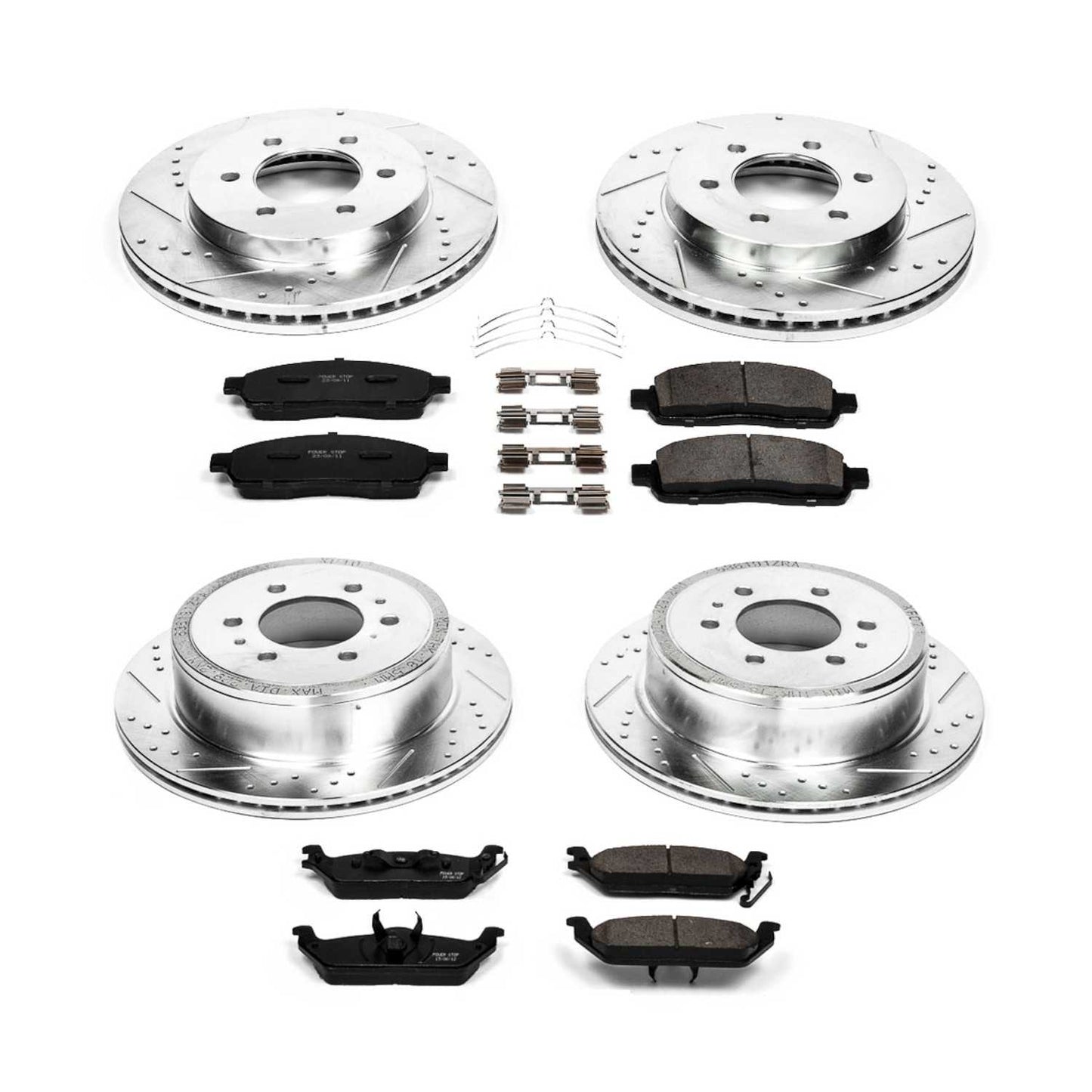 PowerStop Power Stop 04-08 Ford F-150 Front & Rear Z23 Evolution Sport Brake Kit K1944