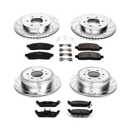 PowerStop Power Stop 04-08 Ford F-150 Front & Rear Z23 Evolution Sport Brake Kit K1944
