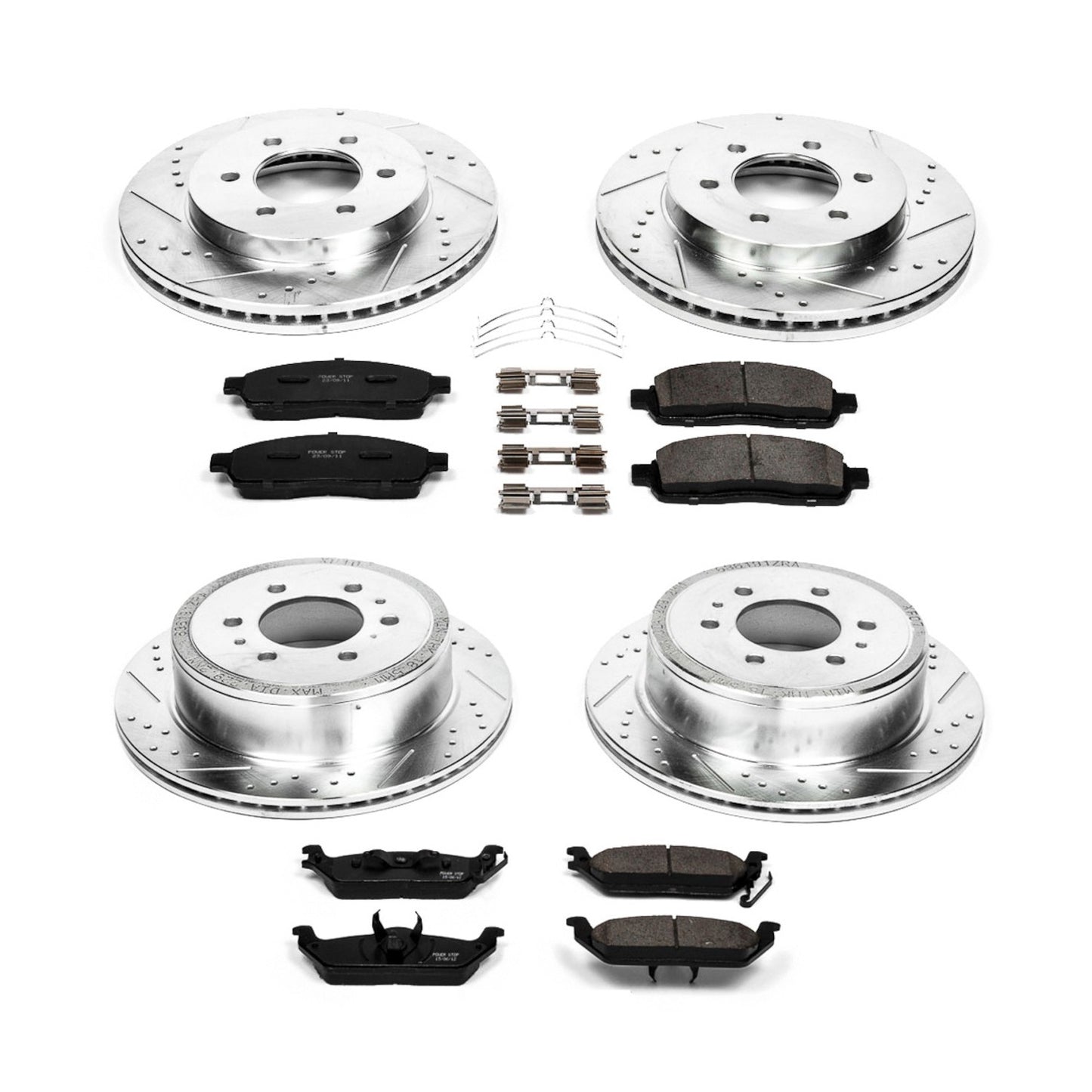 PowerStop Power Stop 04-08 Ford F-150 Front & Rear Z23 Evolution Sport Brake Kit K1944