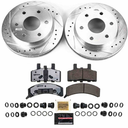 PowerStop Power Stop 99-00 Cadillac Escalade Front Z36 Truck & Tow Brake Kit K1970-36