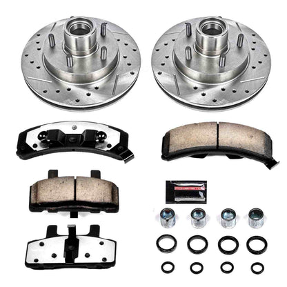 PowerStop Power Stop 95-97 Chevrolet Blazer Front Z36 Truck & Tow Brake Kit K1985-36