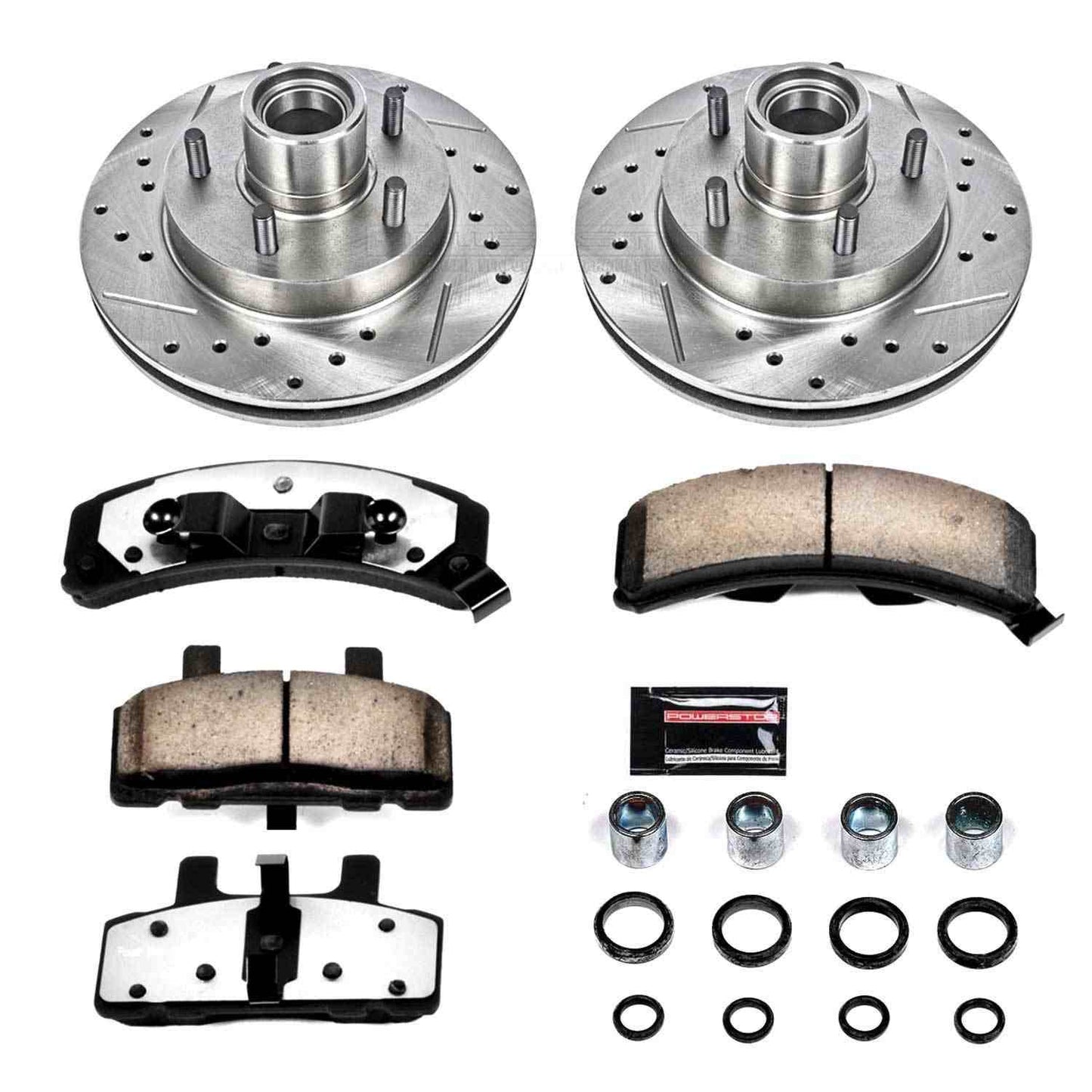 PowerStop Power Stop 95-97 Chevrolet Blazer Front Z36 Truck & Tow Brake Kit K1985-36