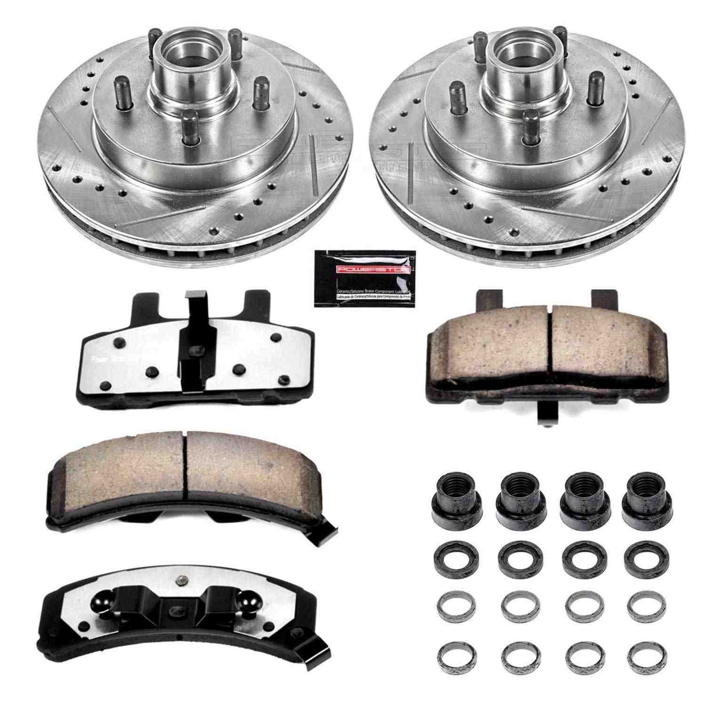 PowerStop Power Stop 95-99 Chevrolet C1500 Front Z36 Truck & Tow Brake Kit K1990-36