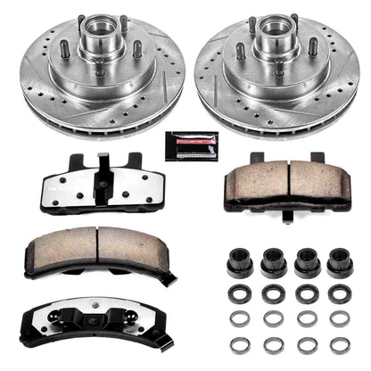 PowerStop Power Stop 95-99 Chevrolet C1500 Front Z36 Truck & Tow Brake Kit K1990-36