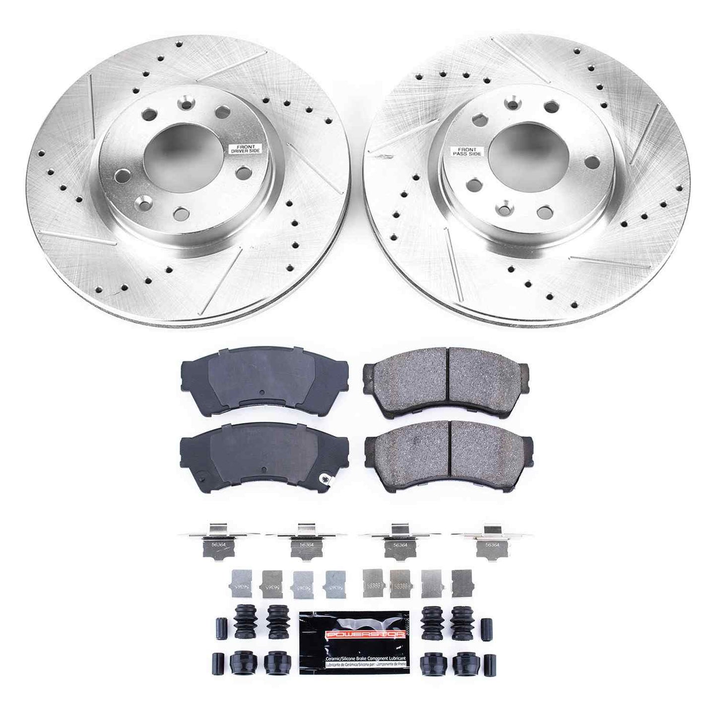 PowerStop Power Stop 06-12 Ford Fusion Front Z23 Evolution Sport Brake Kit K199