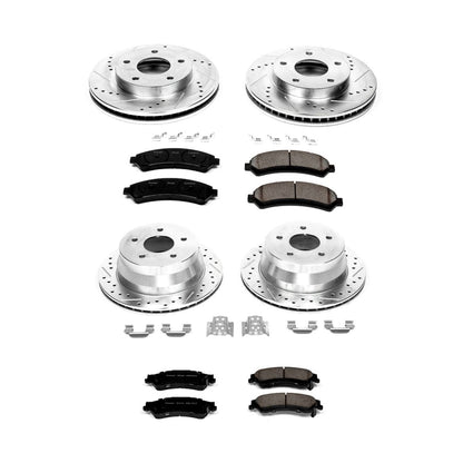 PowerStop Power Stop 97-05 Chevrolet Blazer Front & Rear Z23 Evolution Sport Brake Kit K2005