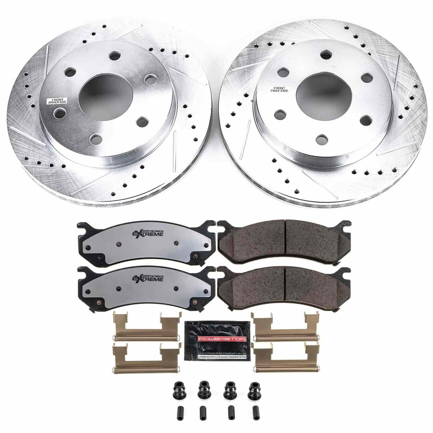 PowerStop Power Stop 02-06 Cadillac Escalade Front Z36 Truck & Tow Brake Kit K2009-36