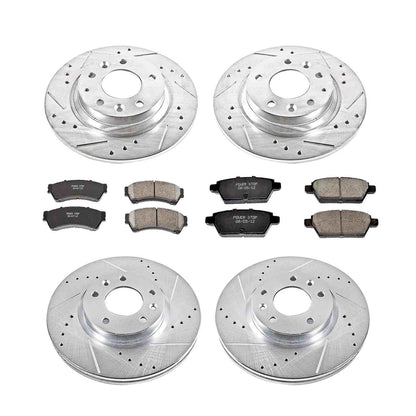 PowerStop Power Stop 06-12 Ford Fusion Front & Rear Z23 Evolution Sport Brake Kit K200