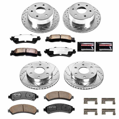 PowerStop Power Stop 03-05 Chevrolet Astro Front & Rear Z36 Truck & Tow Brake Kit K2010-36