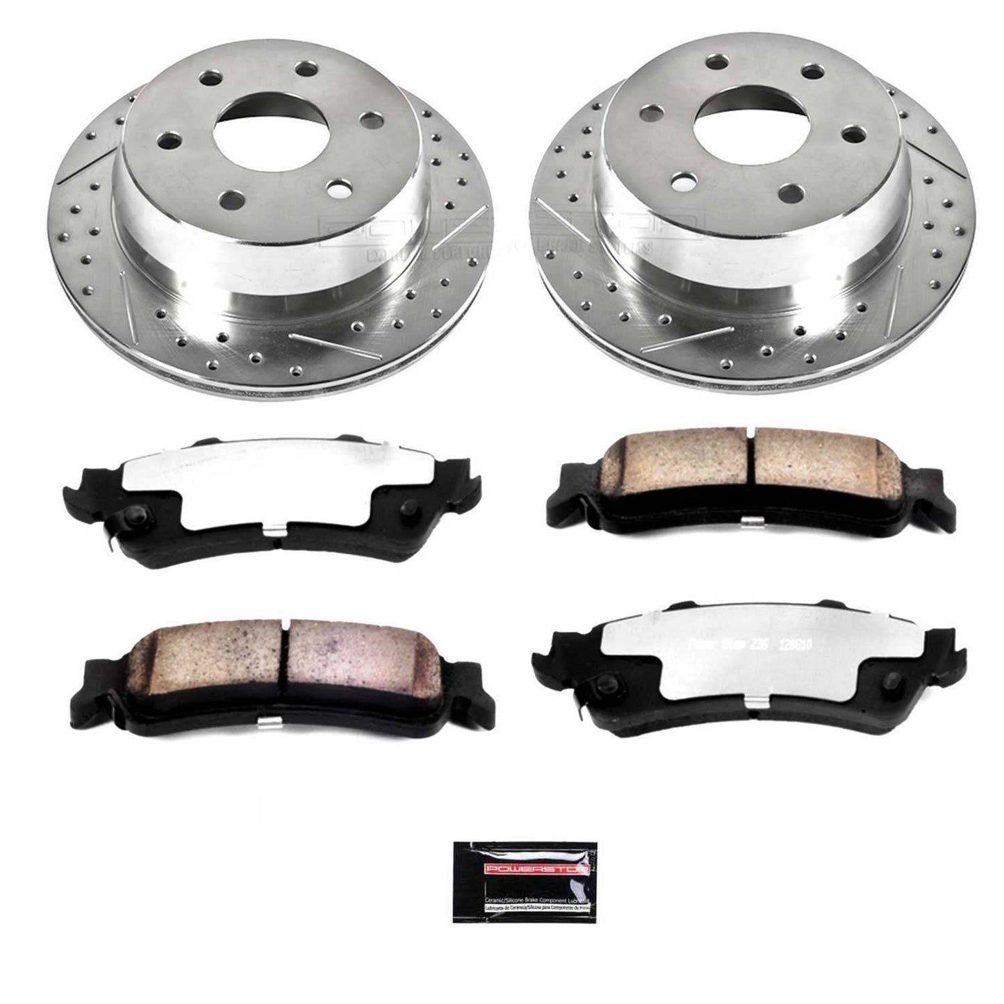 PowerStop Power Stop 03-05 Chevrolet Astro Rear Z36 Truck & Tow Brake Kit K2018-36
