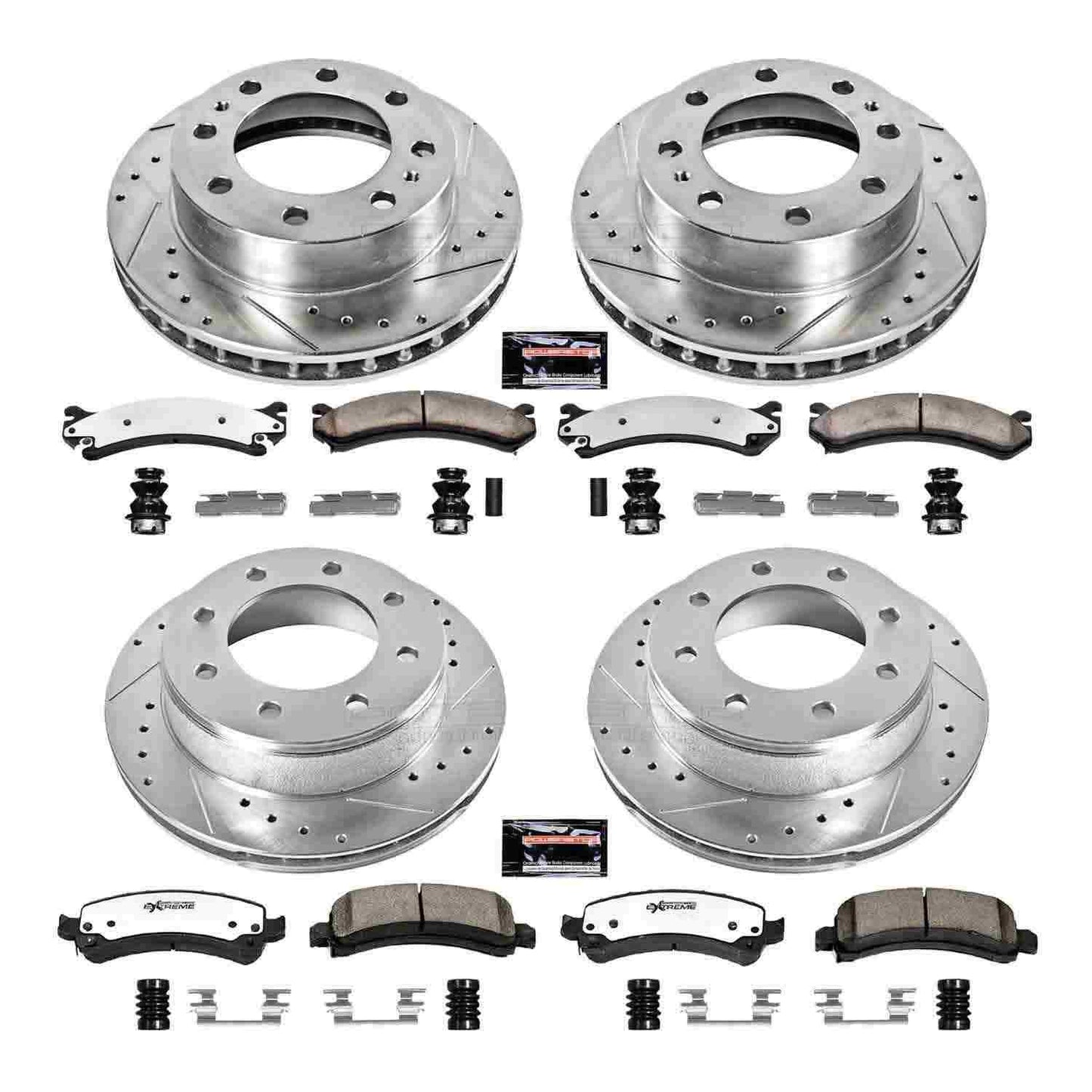 PowerStop Power Stop 03-17 Chevrolet Express 2500 Front & Rear Z36 Truck & Tow Brake Kit K2025-36