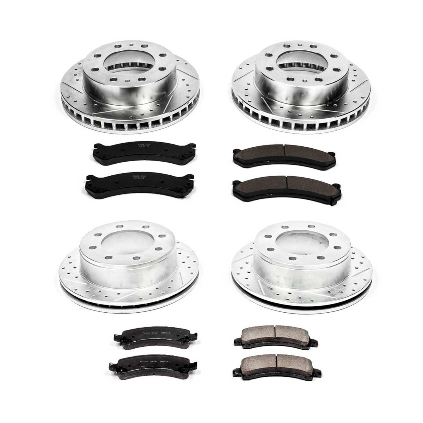 PowerStop Power Stop 06-17 Chevrolet Express 2500 Front & Rear Z23 Evolution Sport Brake Kit K2029