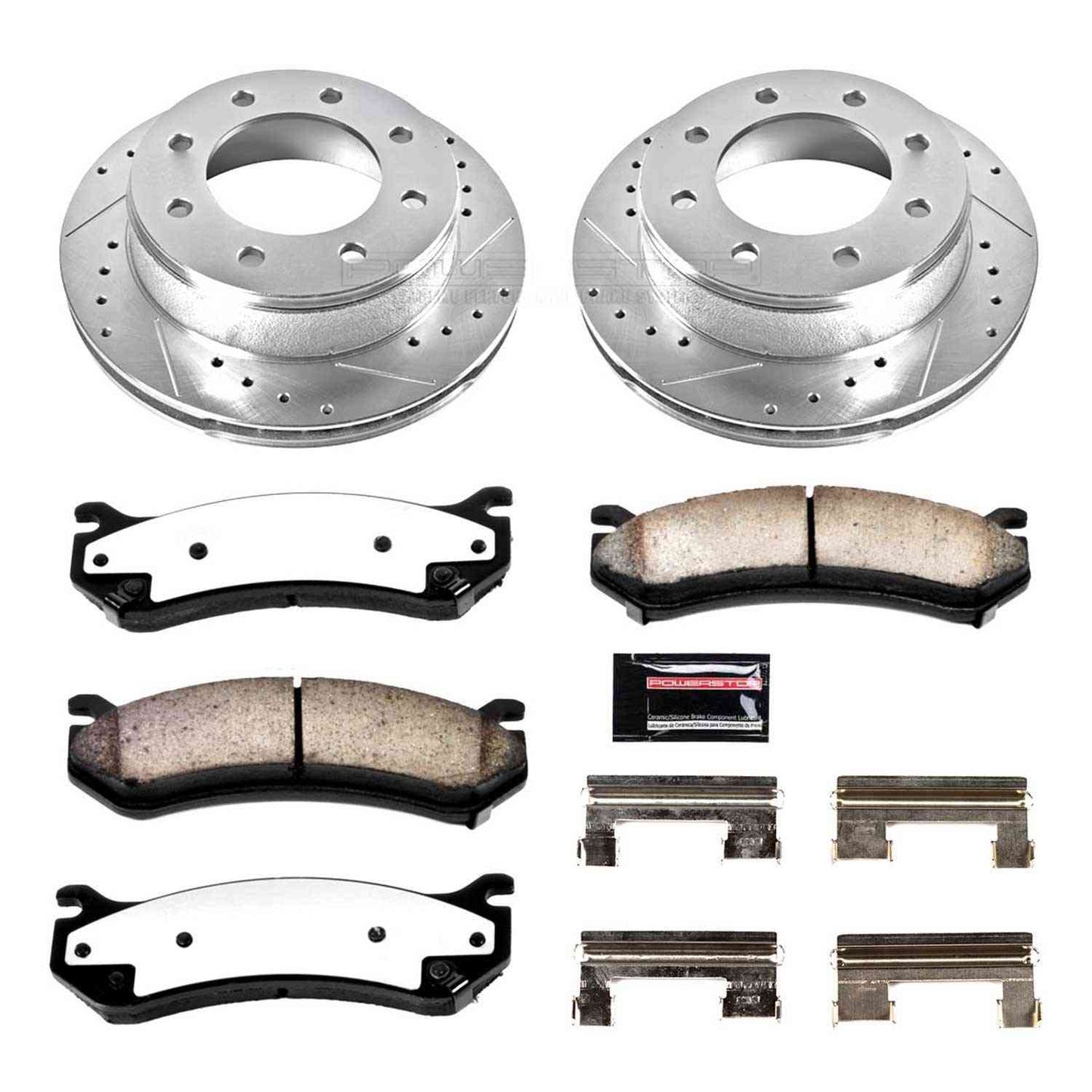 PowerStop Power Stop 01-03 Chevrolet Silverado 1500 HD Rear Z36 Truck & Tow Brake Kit K2036-36