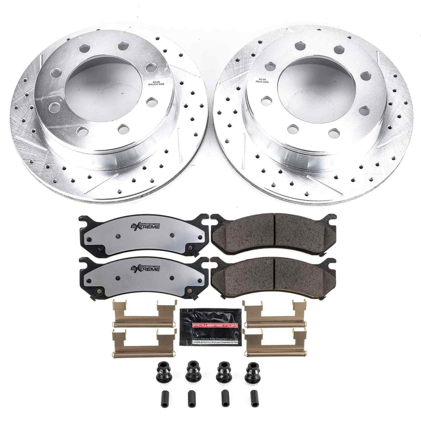 PowerStop Power Stop 02-06 Chevrolet Avalanche 2500 Rear Z36 Truck & Tow Brake Kit K2041-36