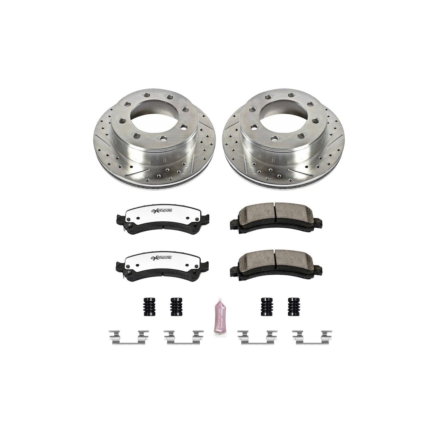 PowerStop Power Stop 06-17 Chevrolet Express 2500 Rear Z36 Truck & Tow Brake Kit K2043-36