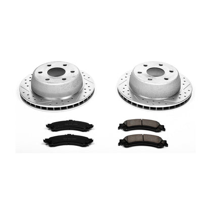 PowerStop Power Stop 02-06 Cadillac Escalade Rear Z23 Evolution Sport Brake Kit K2046