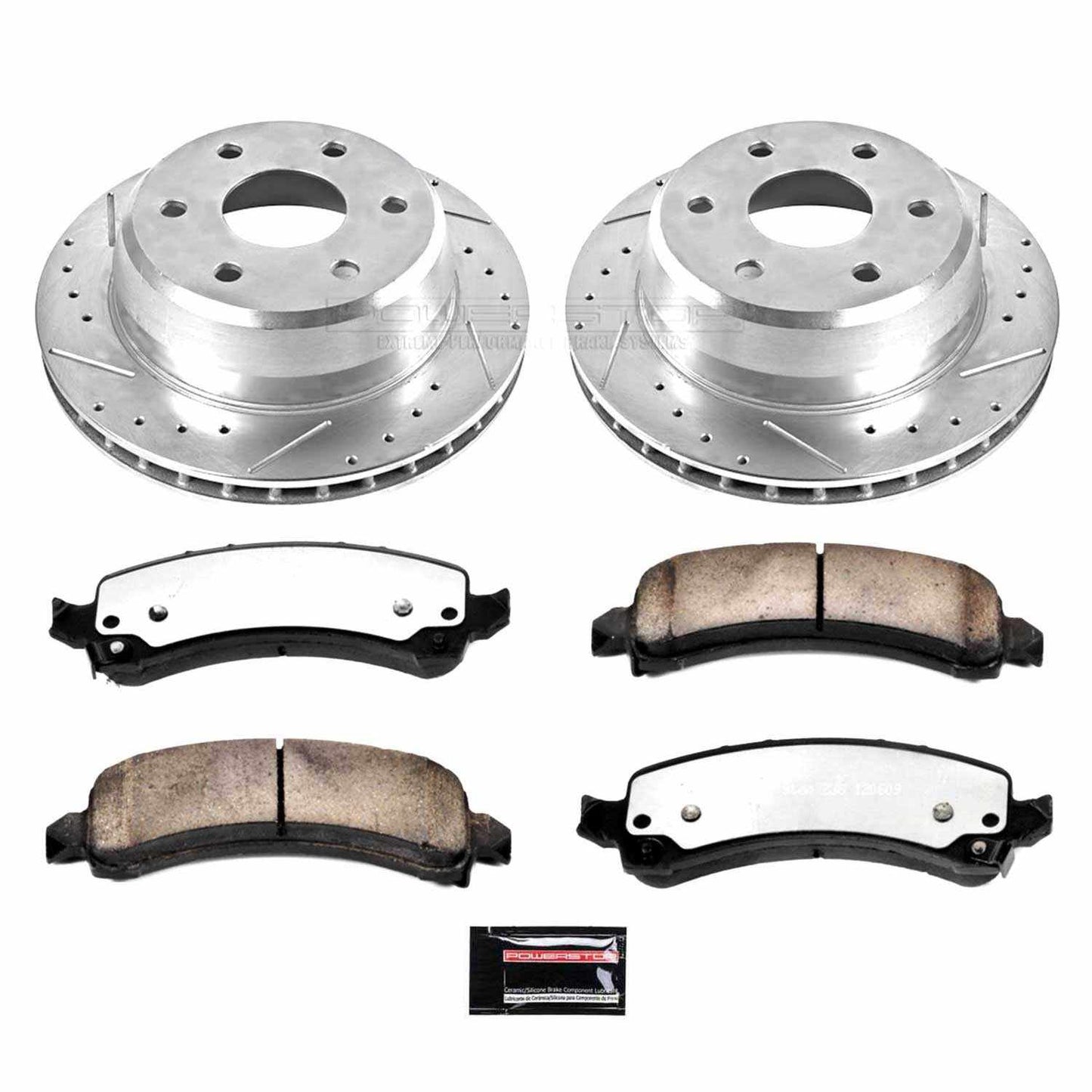 PowerStop Power Stop 03-06 Cadillac Escalade Rear Z36 Truck & Tow Brake Kit K2047-36