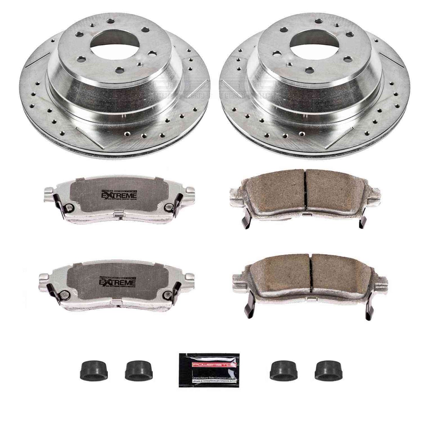 PowerStop Power Stop 04-07 Buick Rainier Rear Z26 Street Warrior Brake Kit K2050-26