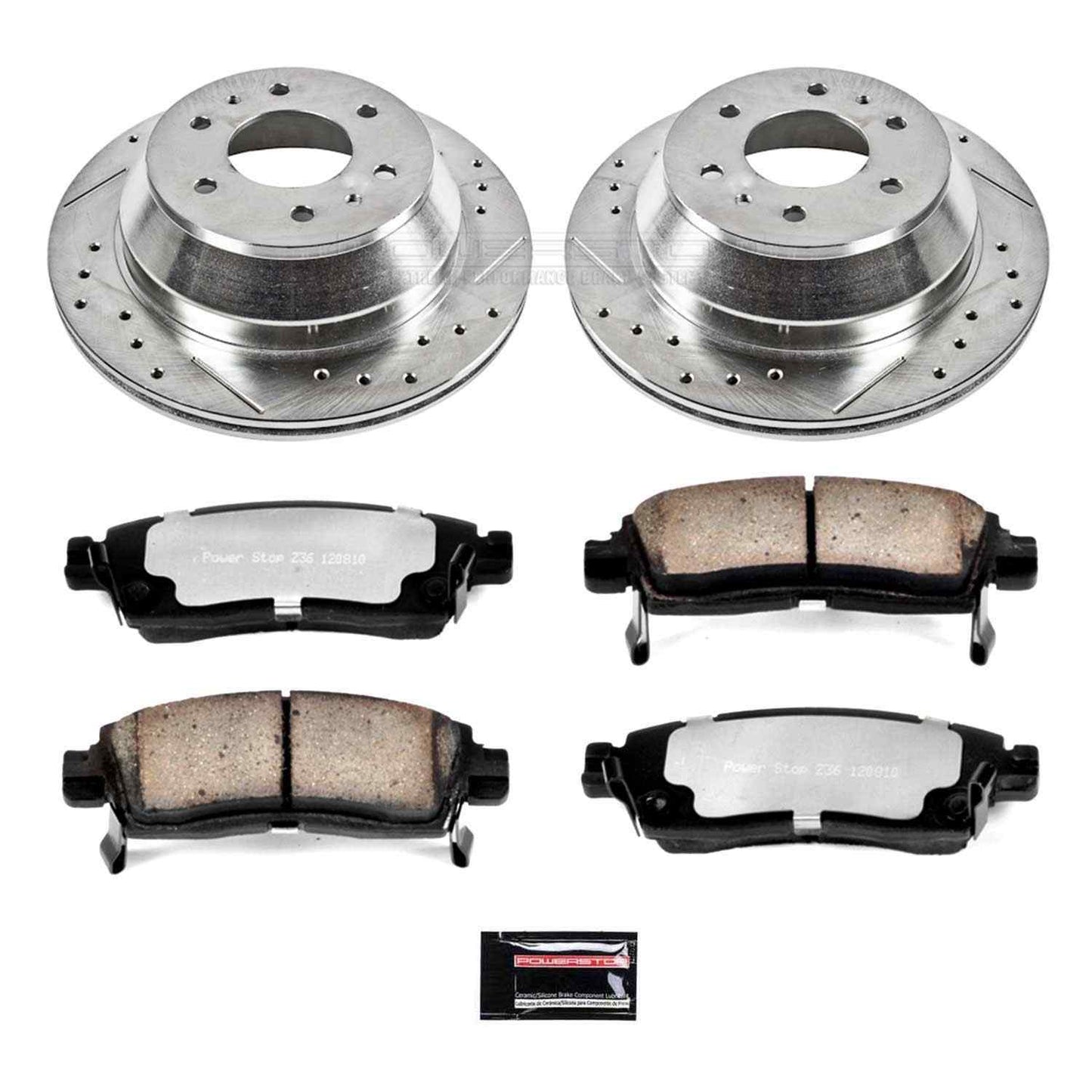 PowerStop Power Stop 04-07 Buick Rainier Rear Z36 Truck & Tow Brake Kit K2050-36