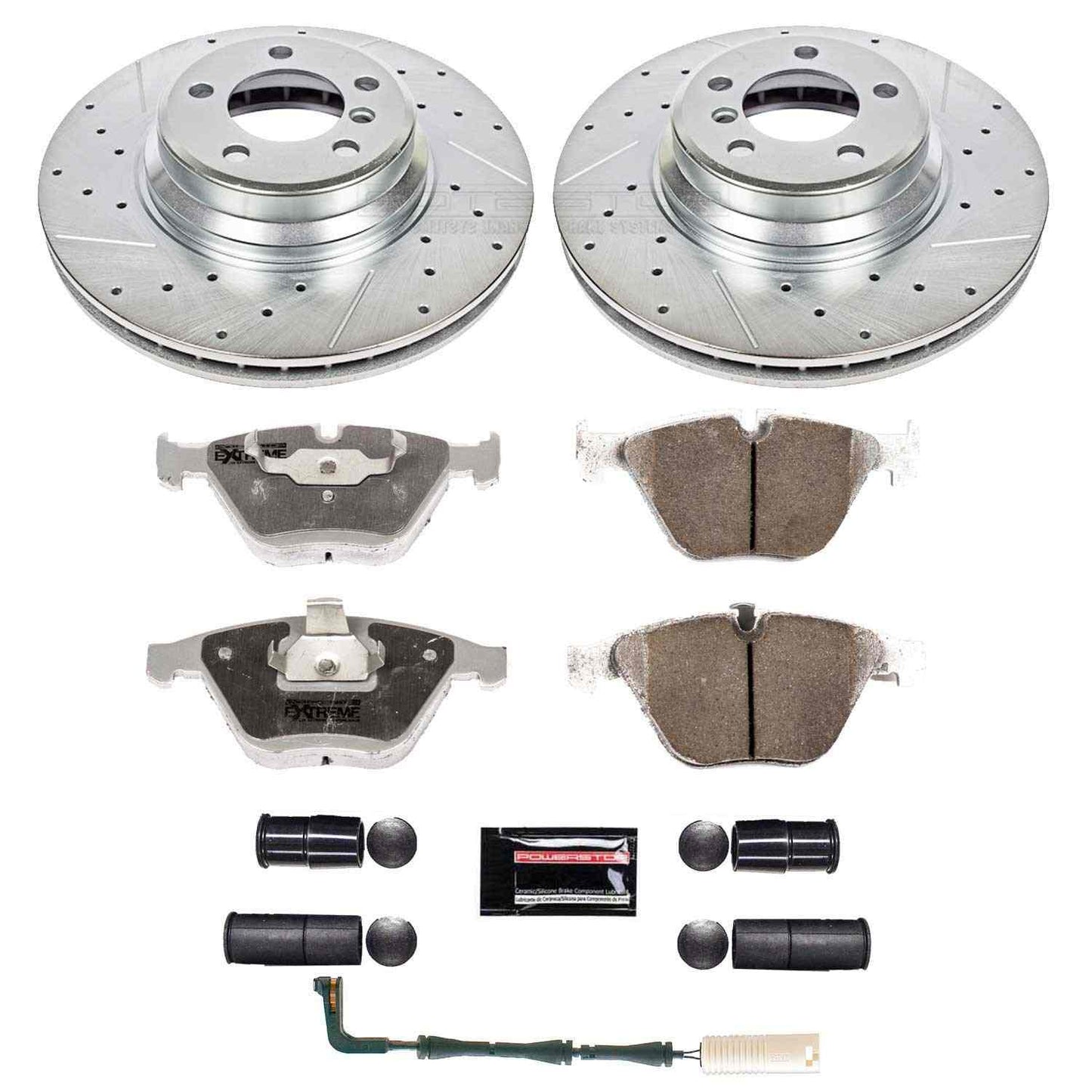 PowerStop Power Stop 02-05 BMW 745i Front Z26 Street Warrior Brake Kit K2054-26