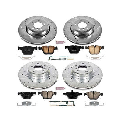 PowerStop Power Stop 02-05 BMW 745i Front & Rear Z23 Evolution Sport Brake Kit K2056
