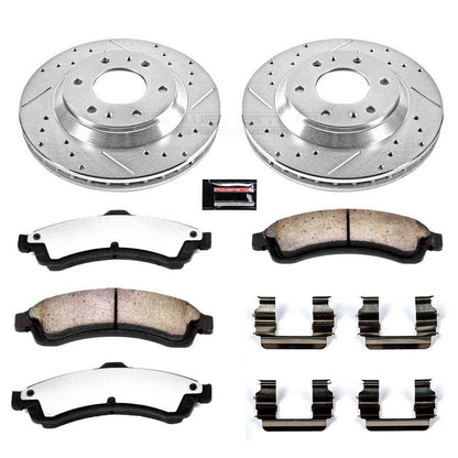 PowerStop Power Stop 04-05 Buick Rainier Front Z36 Truck & Tow Brake Kit K2057-36