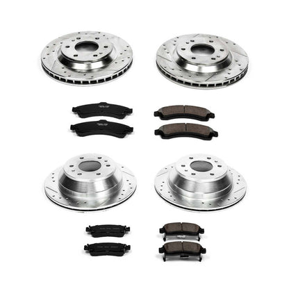 PowerStop Power Stop 04-05 Buick Rainier Front & Rear Z23 Evolution Sport Brake Kit K2058