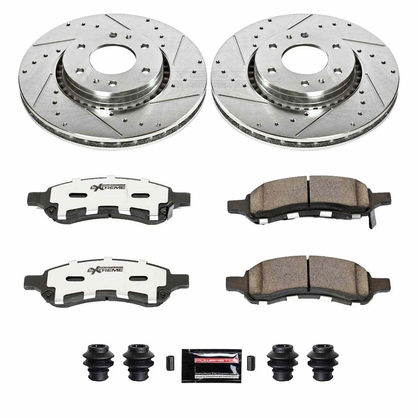 PowerStop Power Stop 06-07 Buick Rainier Front Z26 Street Warrior Brake Kit K2059-26