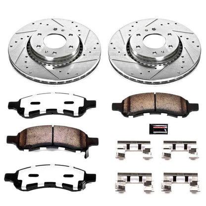 PowerStop Power Stop 06-07 Buick Rainier Front Z36 Truck & Tow Brake Kit K2059-36