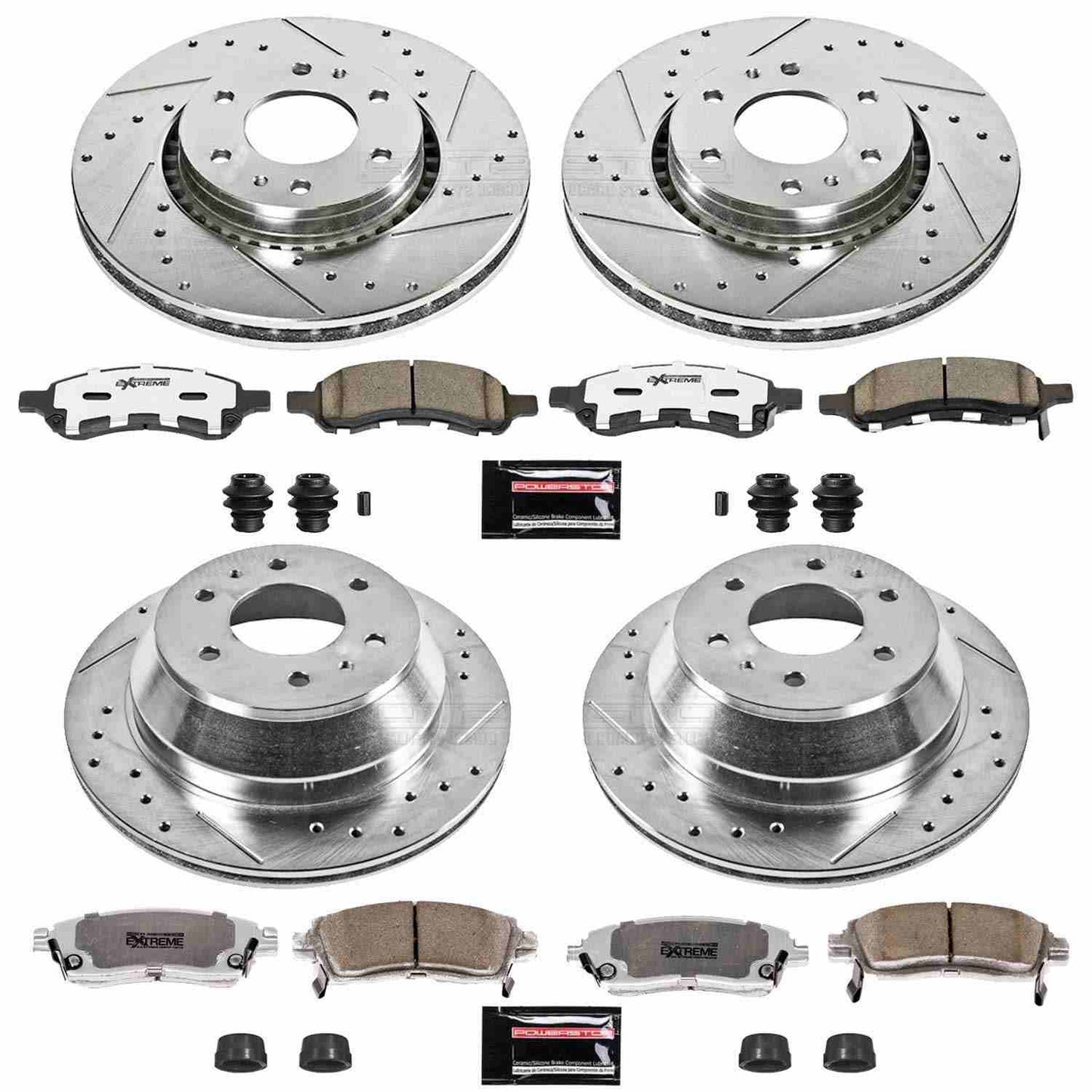 PowerStop Power Stop 06-07 Buick Rainier Front & Rear Z26 Street Warrior Brake Kit K2060-26