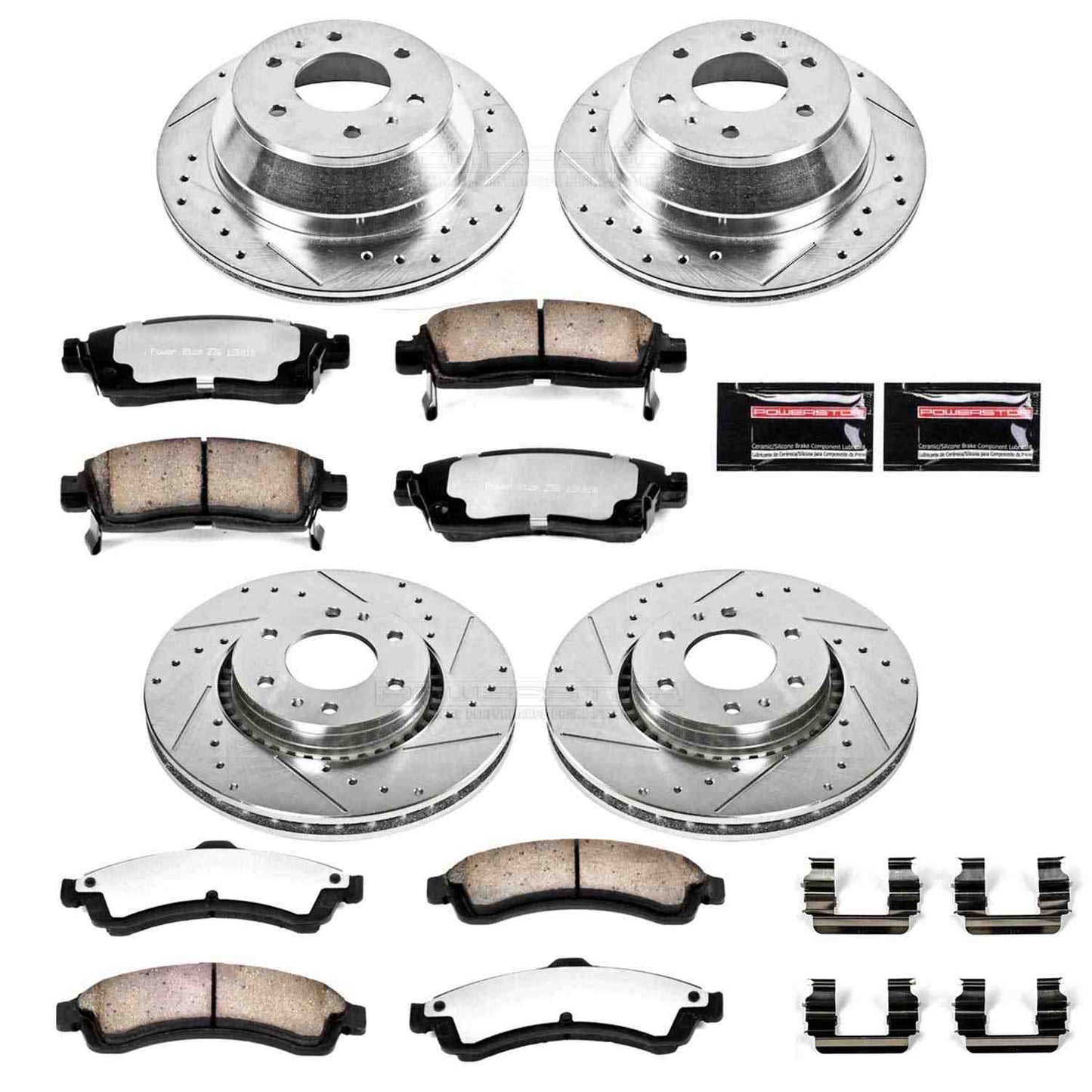 PowerStop Power Stop 04-05 Buick Rainier Front & Rear Z36 Truck & Tow Brake Kit K2062-36
