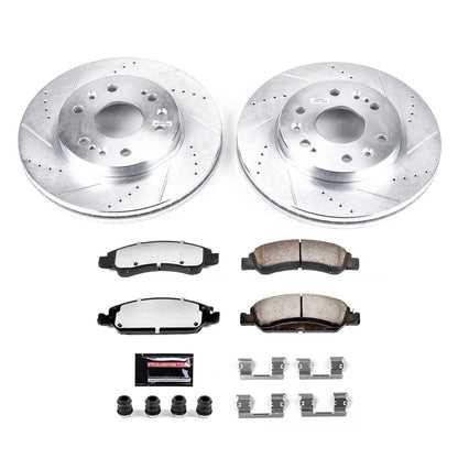 PowerStop Power Stop 08-19 Cadillac Escalade Front Z36 Truck & Tow Brake Kit K2069-36