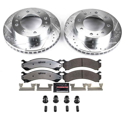 PowerStop Power Stop 02-04 Chevrolet Avalanche 2500 Front Z36 Truck & Tow Brake Kit K2071-36