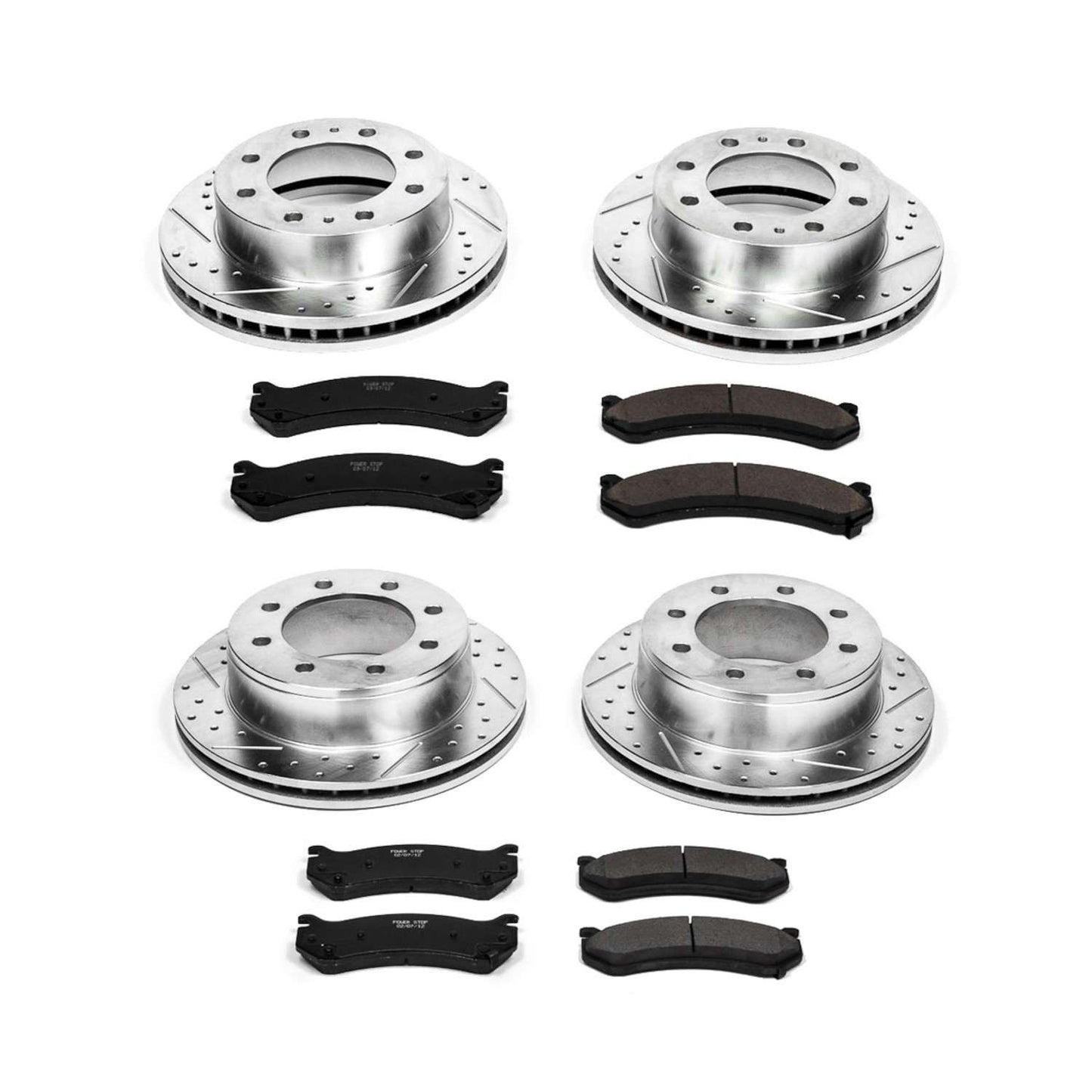 PowerStop Power Stop 02-04 Chevrolet Avalanche 2500 Front & Rear Z23 Evolution Sport Brake Kit K2073