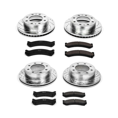 PowerStop Power Stop 02-04 Chevrolet Avalanche 2500 Front & Rear Z23 Evolution Sport Brake Kit K2073