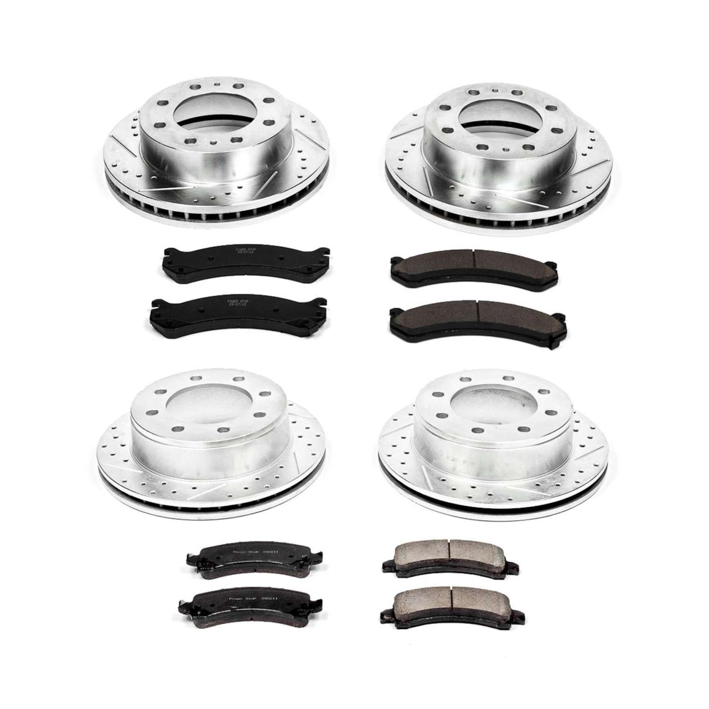 PowerStop Power Stop 14-19 Chevrolet Express 3500 Front & Rear Z23 Evolution Sport Brake Kit K2074