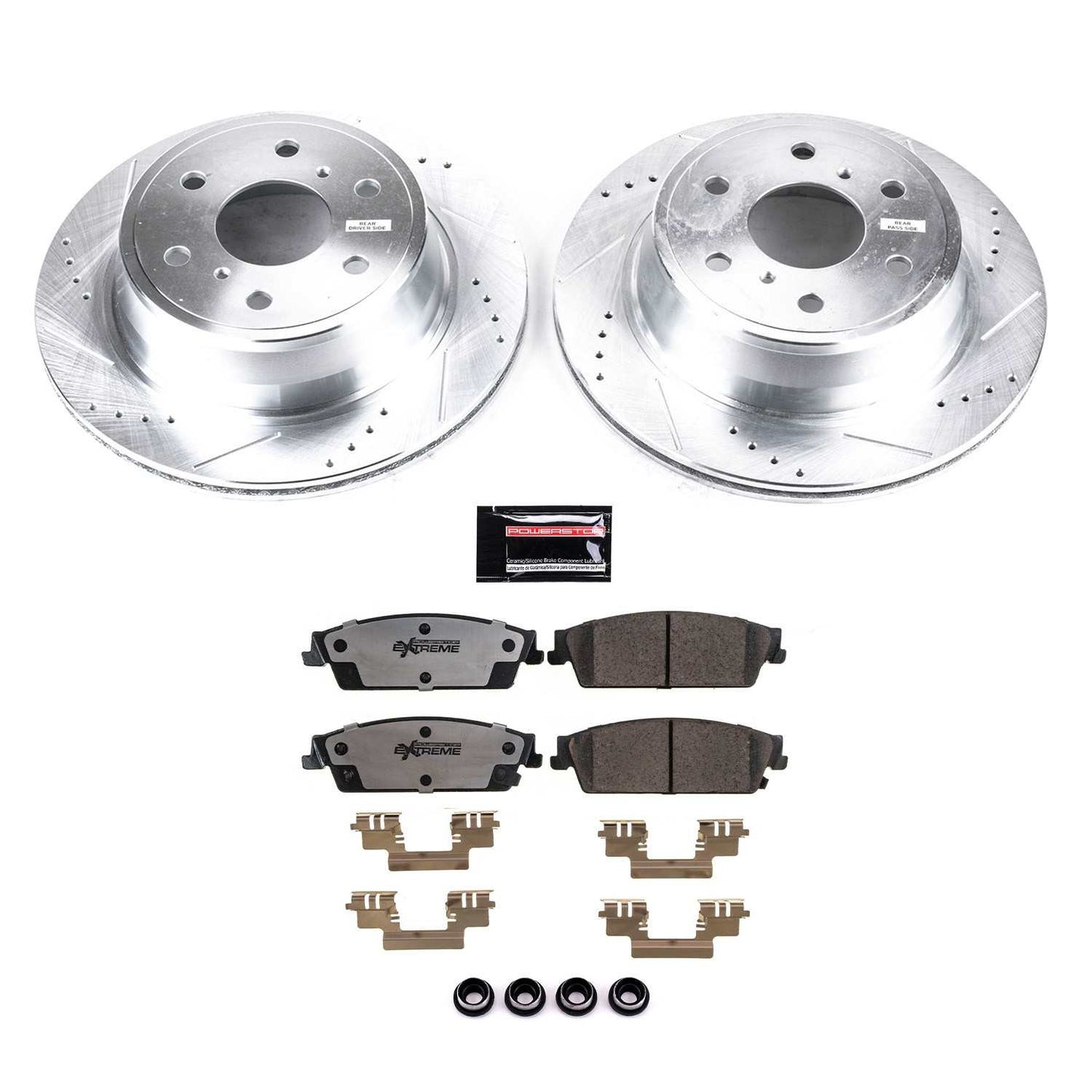 PowerStop Power Stop 07-14 Cadillac Escalade Rear Z36 Truck & Tow Brake Kit K2083-36