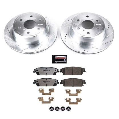 PowerStop Power Stop 07-14 Cadillac Escalade Rear Z36 Truck & Tow Brake Kit K2083-36