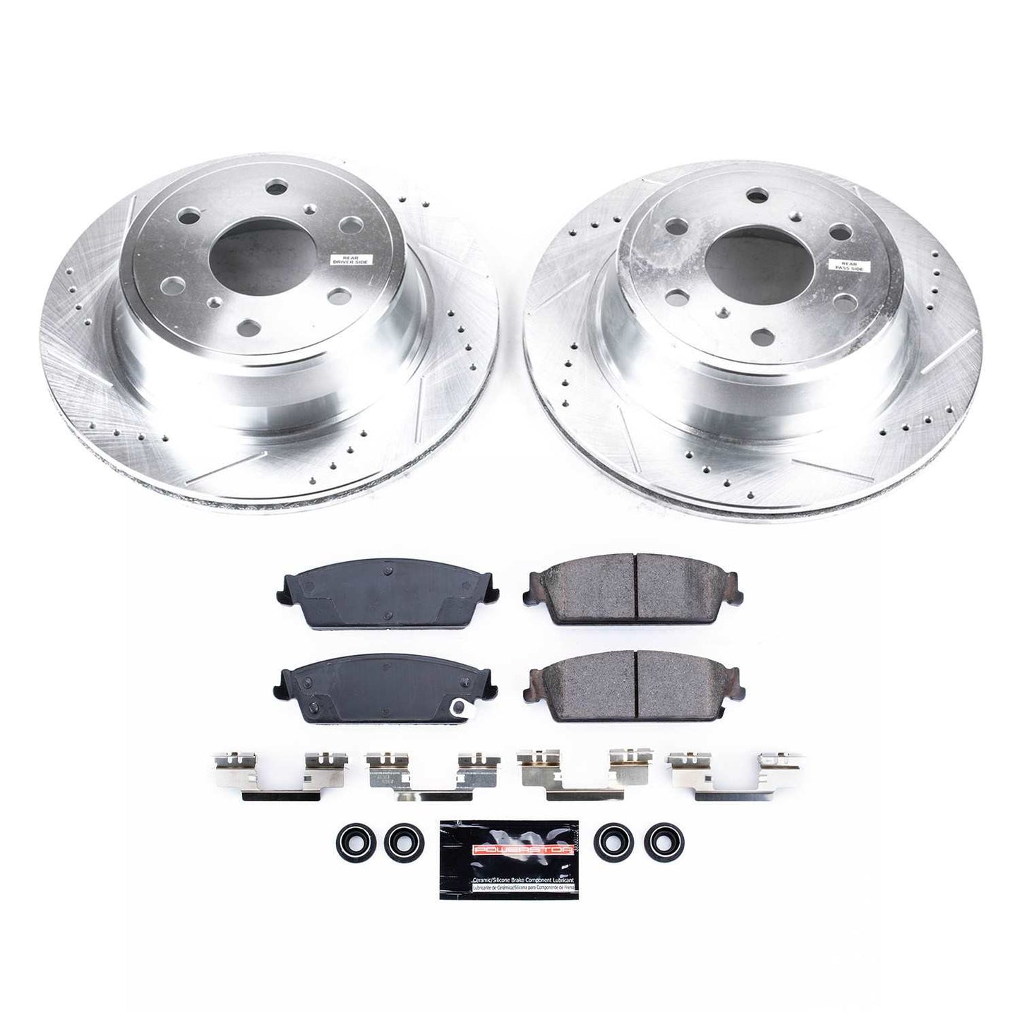 PowerStop Power Stop 07-14 Cadillac Escalade Rear Z23 Evolution Sport Brake Kit K2083