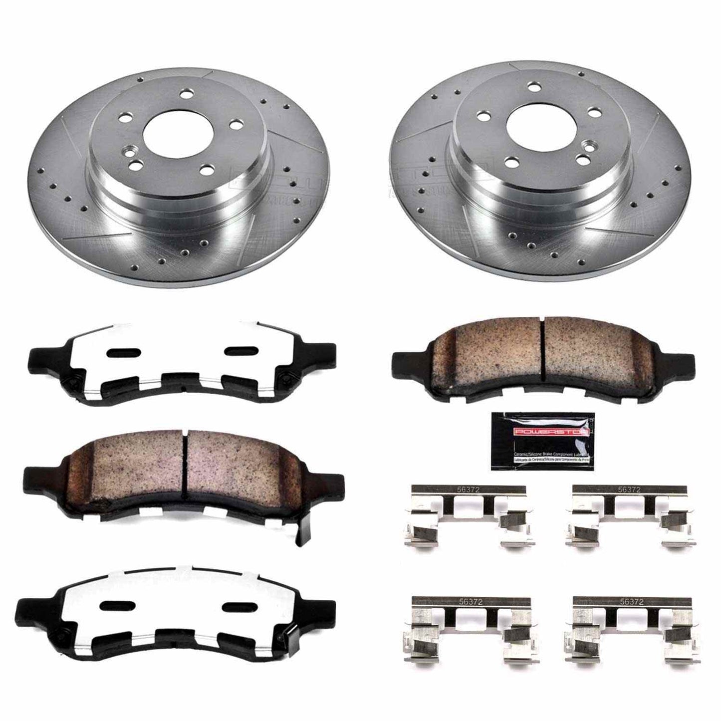 PowerStop Power Stop 06-07 Buick Rainier Front Z36 Truck & Tow Brake Kit K2084-36