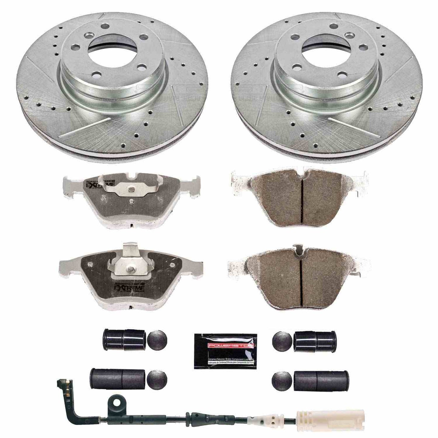 PowerStop Power Stop 04-06 BMW 525i Front Z26 Street Warrior Brake Kit K2110-26