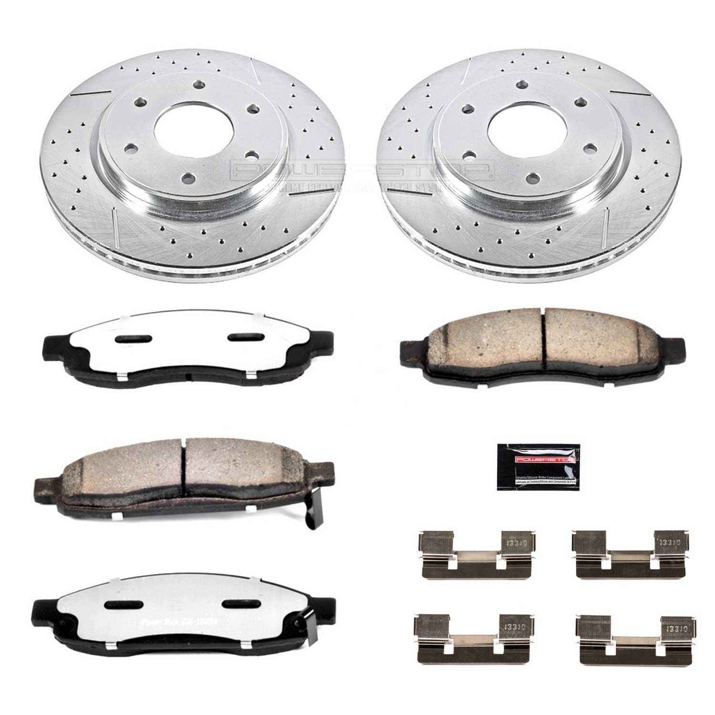 PowerStop Power Stop 05-07 Infiniti QX56 Front Z36 Truck & Tow Brake Kit K211-36