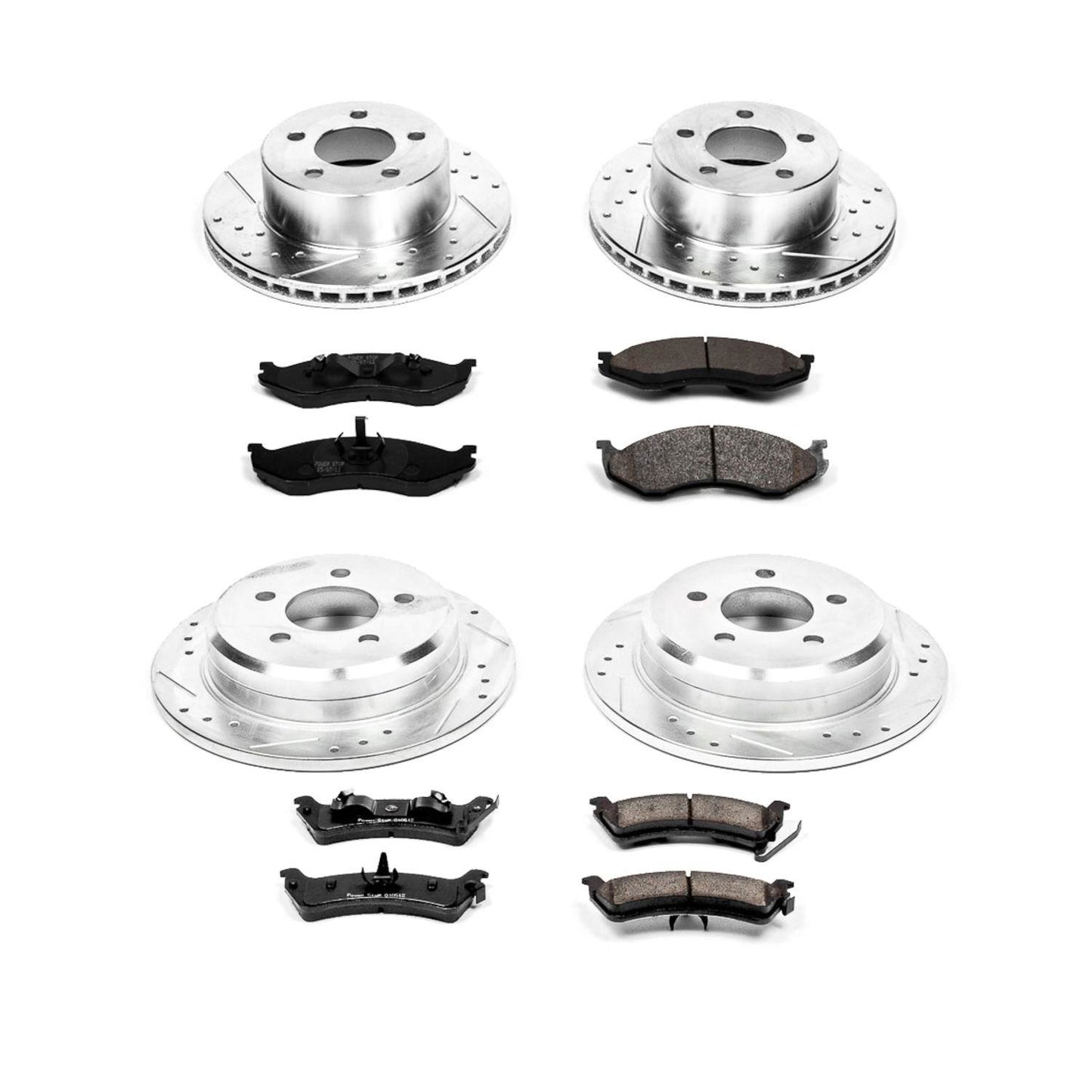 Power Stop 93-98 Jeep Grand Cherokee Front & Rear Z23 Evolution Sport Brake Kit K2121