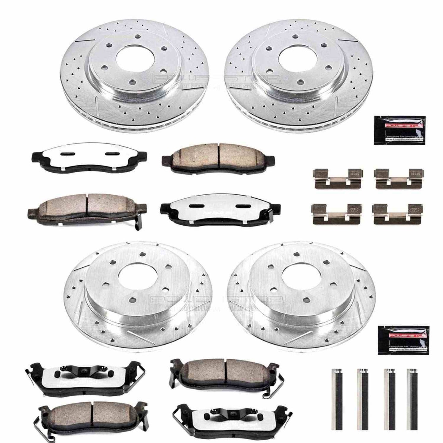PowerStop Power Stop 05-07 Infiniti QX56 Front & Rear Z36 Truck & Tow Brake Kit K212-36
