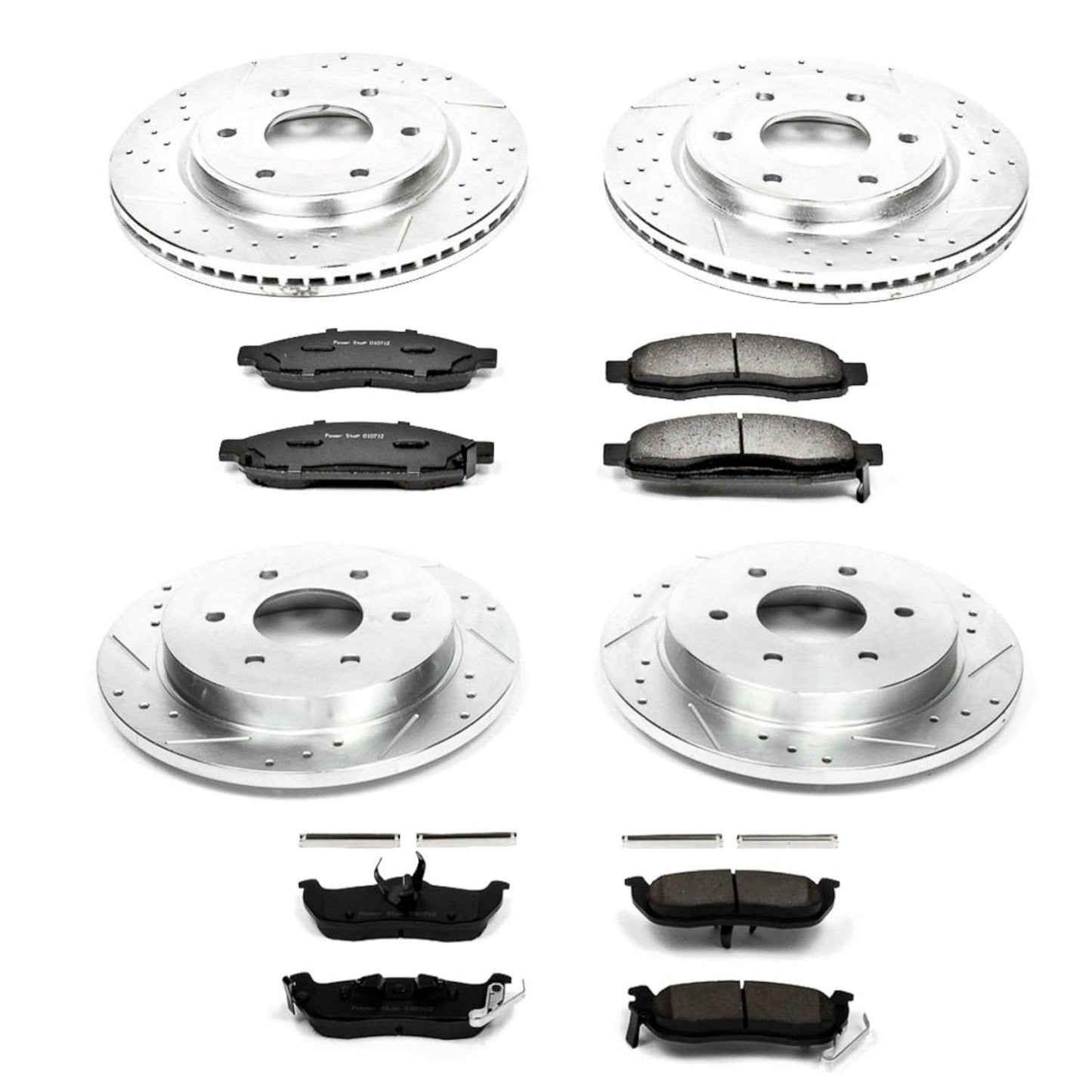 PowerStop Power Stop 05-07 Infiniti QX56 Front & Rear Z23 Evolution Sport Brake Kit K212